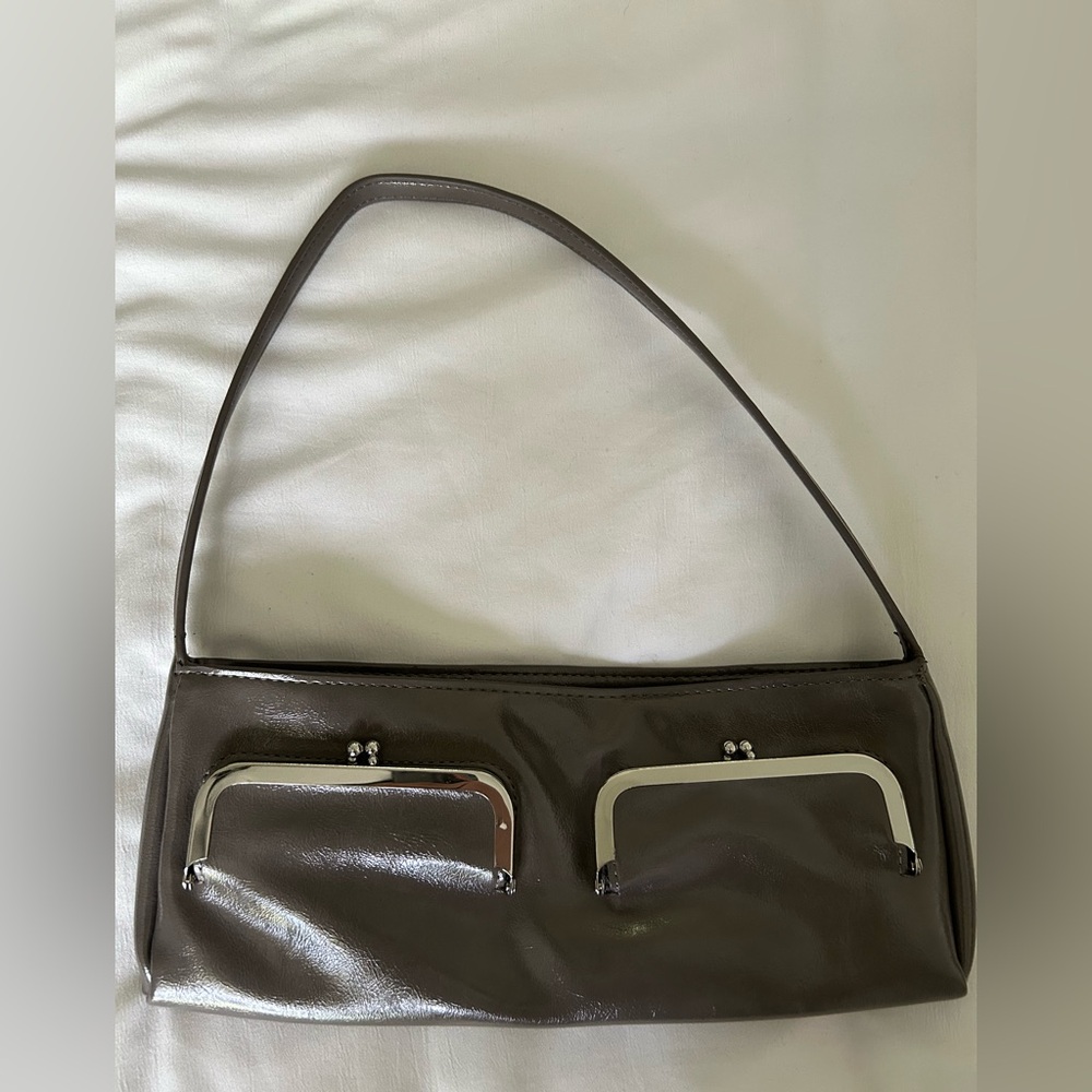 Mango Grey Shoulder Bag